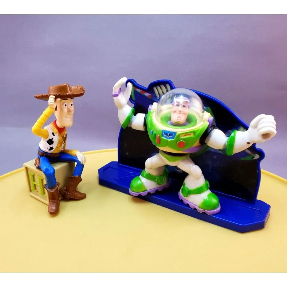Decopac Toy Story Woody Buzz Lightyear Pvc Figure Cake Topper Decoration